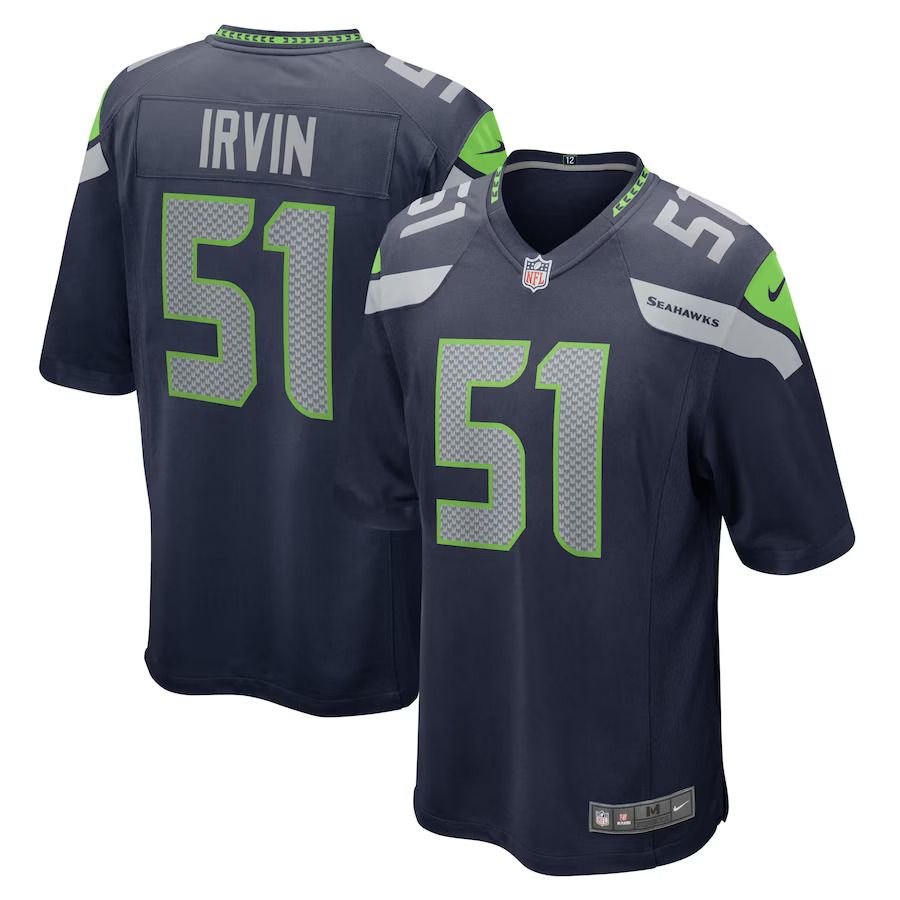 Men Seattle Seahawks #51 Bruce Irvin Nike College Navy Game NFL Jersey->seattle seahawks->NFL Jersey